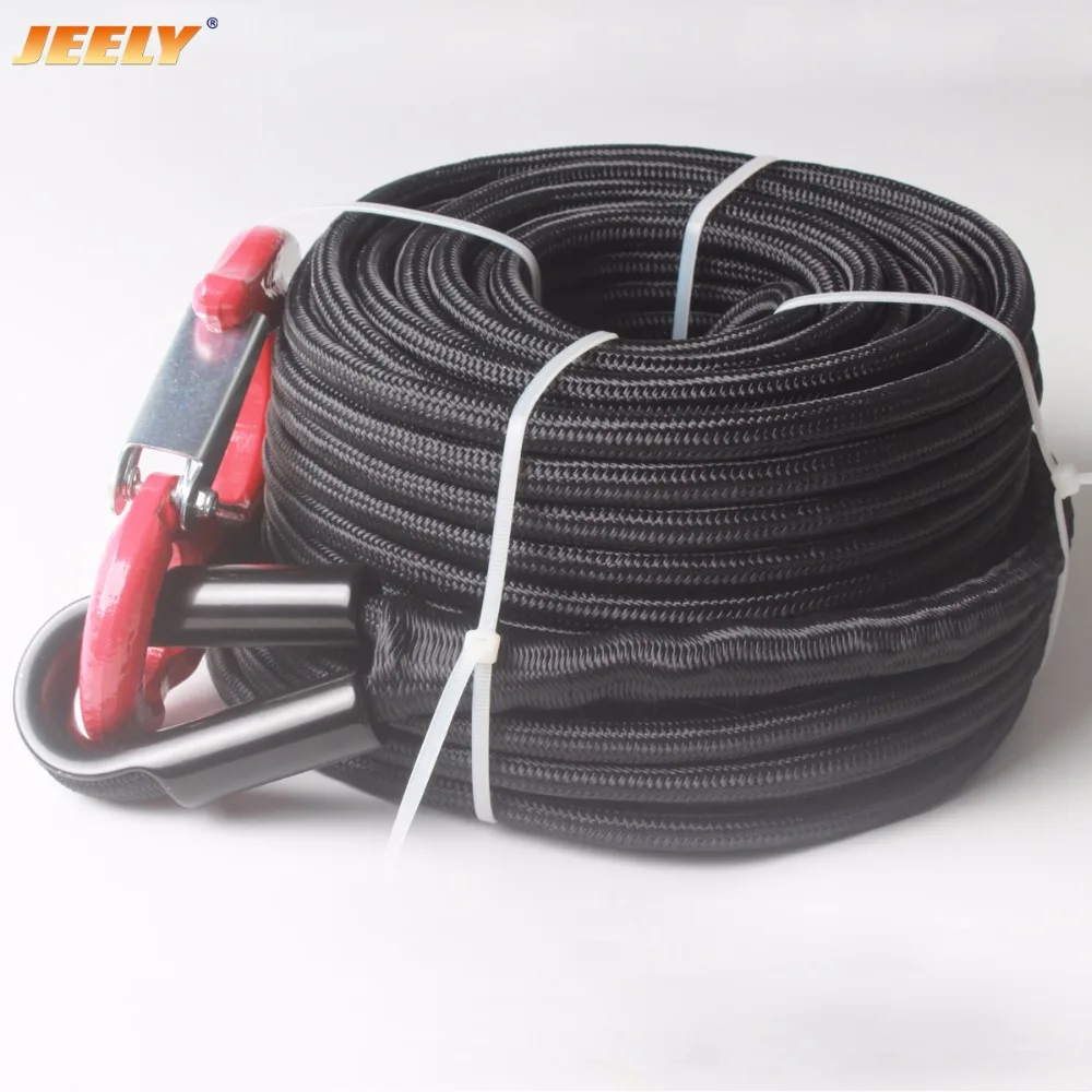 شحن مجاني 10 مللي متر * 30 m UHMWPE الألياف الأساسية مع البوليستر سترة مزدوجة مزين حبل رفع