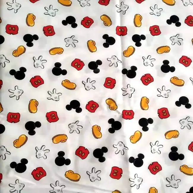 50*110 см Микки хлопок ткань для шитья diy лоскутное родитель-ребенок одежда детская одежда, ручная работа