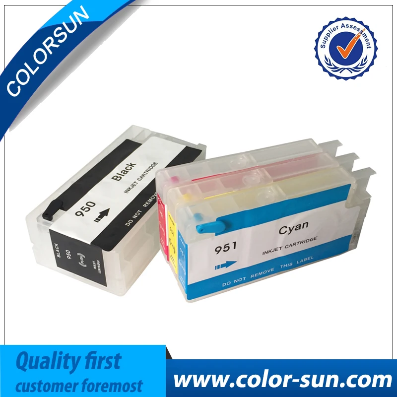 4Color For HP950 951 950 XL 951XL Refillable Ink Cartridge For HP 8610 8620 8680 8615
