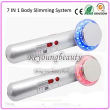 Galvanic Current Home Spa Photon Ultrasonic Ion Cellulite Wrinkle Reduction Fat Burn Weight Loss Body Beauty Slimming Machine