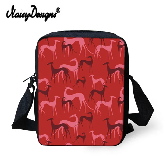 Бесшумный дизайн, Женская Мини сумка-мессенджер для подростков, мальчиков и девочек, 3d, Рисунок собаки, мужские сумки через плечо, мужские сумки, Прямая - Цвет: LMF5003E