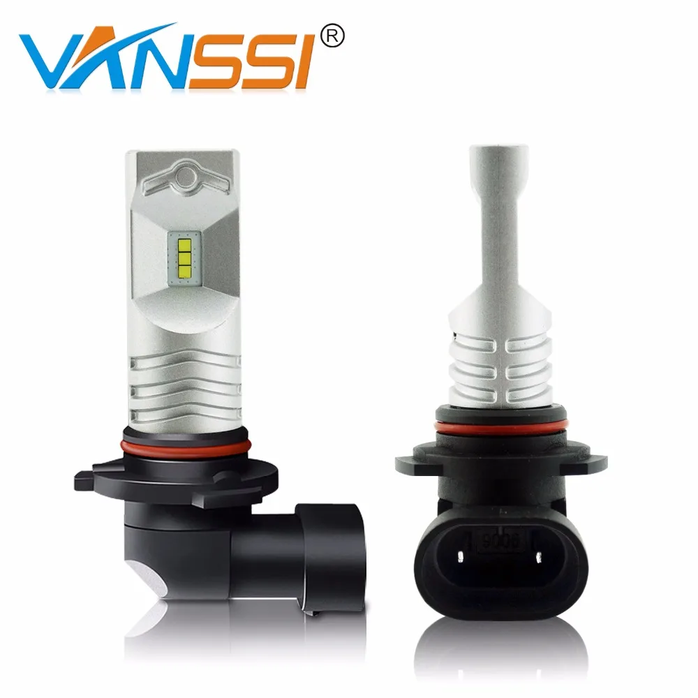VANSSI 2 шт. супер сильный светодиодный HB3/9005 9006/HB4 светодиодный высокой мощности 30 Вт CSP Автомобильная противотуманная лампа 6500 к белый