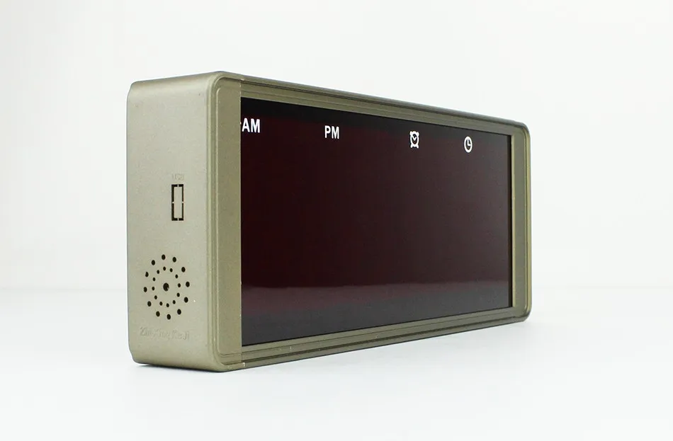 

plug for free frozen alarm clock led electronic table clock Ultra large display LED digital wall clock metal case