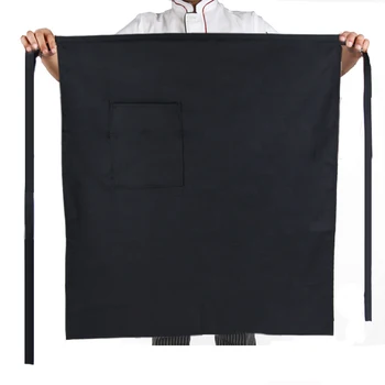 

Half Waist Apron Pocket Butcher Waitress Chef Kitchen Bar Pub Cooking Gardening Striped Grid Cafe Server Waiter Apron