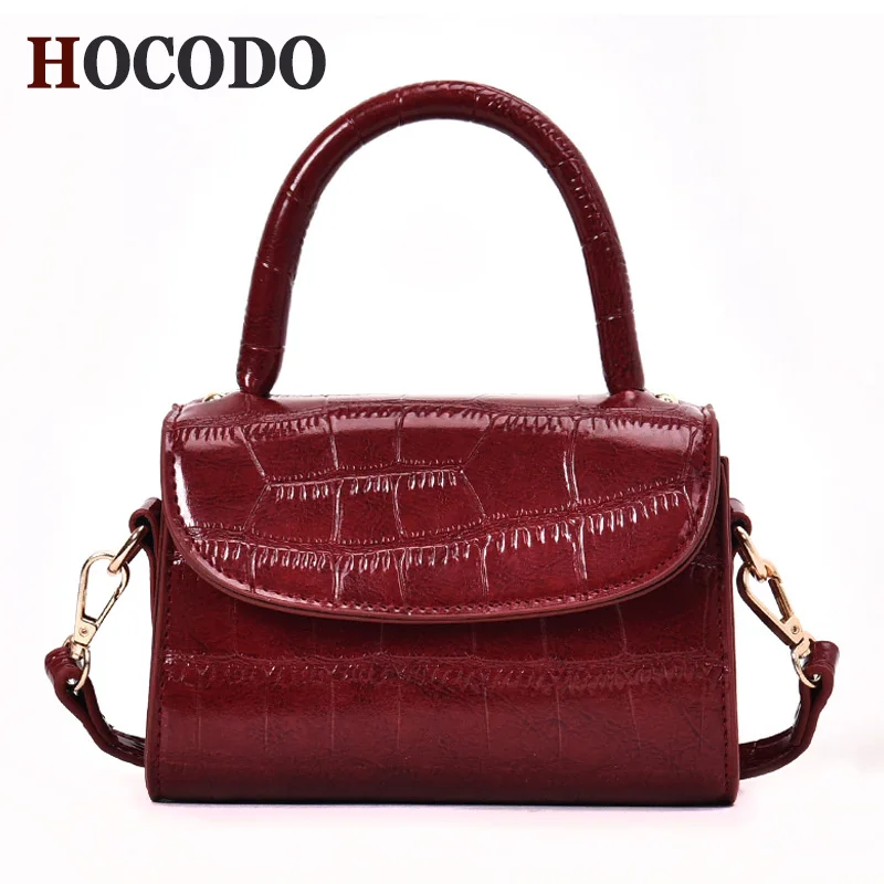 

HOCODO Fashion Crocodile Pattern Women Messenger Bags Mini Vintage Handbag Ladies Designer Evening Shoulder Bags Bolsa Sac A Dos