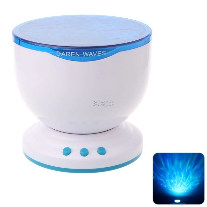 

Ocean Wave LED Projector Night Light Lamp Party Room Multicolor Romantic Decoration M13 dropship