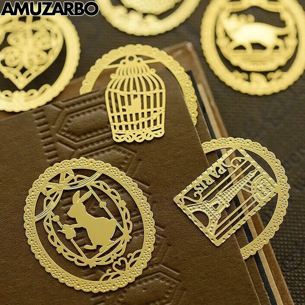 6 дополнительных милых кружевных творческих мультяшных животных Металлические