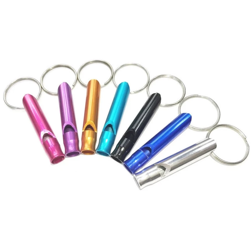 

1pcs Camping Hiking Survival Whistle Small Size Aluminum Emergency Whistle Outdoor EDC Tools Train Whistle Hiking Accessories