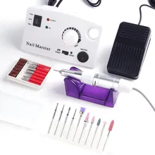 35000 об/мин, 25 Вт, Электрический маникюрный набор, сверла для ногтей, Ceremic Cutter, роторные заусенцы, полировальные инструменты, педикюрный аппарат, напильник