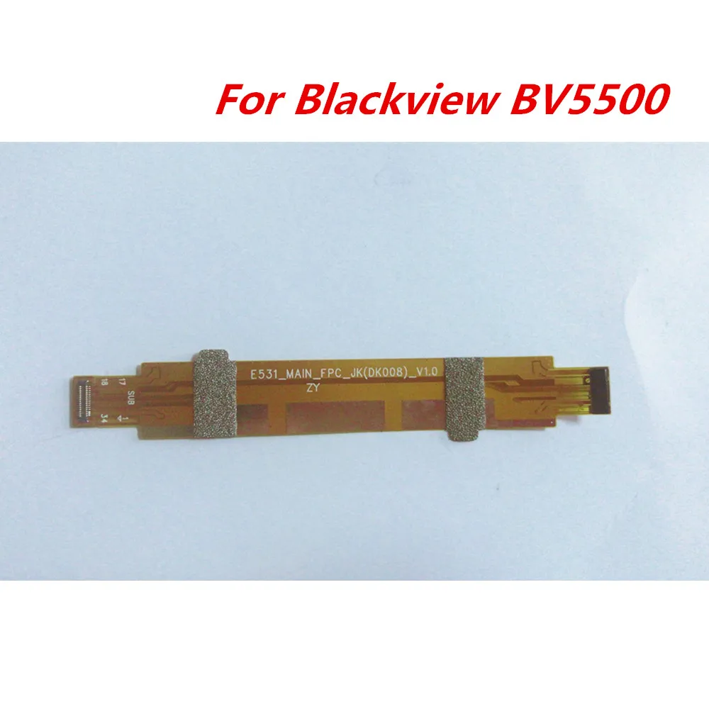 Blackview BV5500 5.5 인치 휴대폰 USB 메인 보드, FPC 플렉스 케이블 메인 커넥터, 마더 보드 수리, 정품, 신제품 