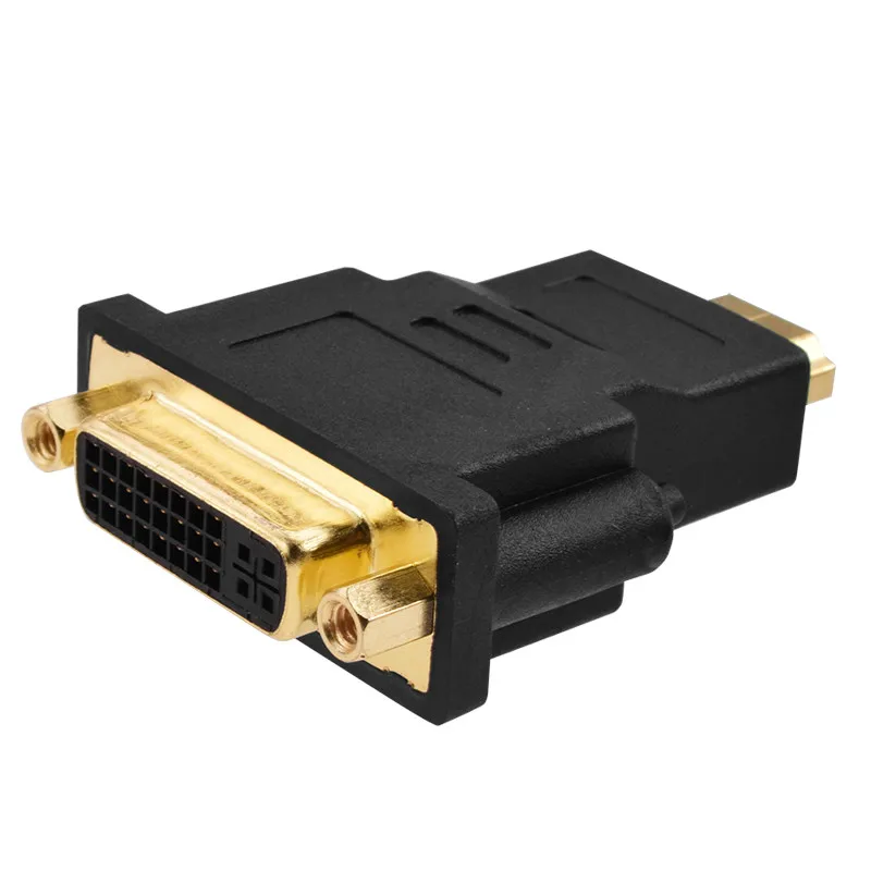 OLOEY DVI на HDMI конвертер HDMI, DVI 24 + 5 мужчина к HDMI типа «Мама»; конвертер для HDTV ЖК дисплея компьютера компьютер dvd-проектор PS3 PS4 ТВ коробка