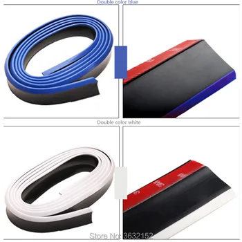 

2.5m Car Front Bumper Lip Protector Car Rubber Strip Car Styling Accessories Stickers For lifan x60 620 520 320 x50 solano
