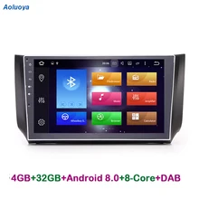Aoluoya ips 4 Гб ОЗУ 32 Гб ПЗУ Восьмиядерный Android 8,0 автомобильный DVD gps плеер для Nissan Sylphy 2013 радио gps навигация