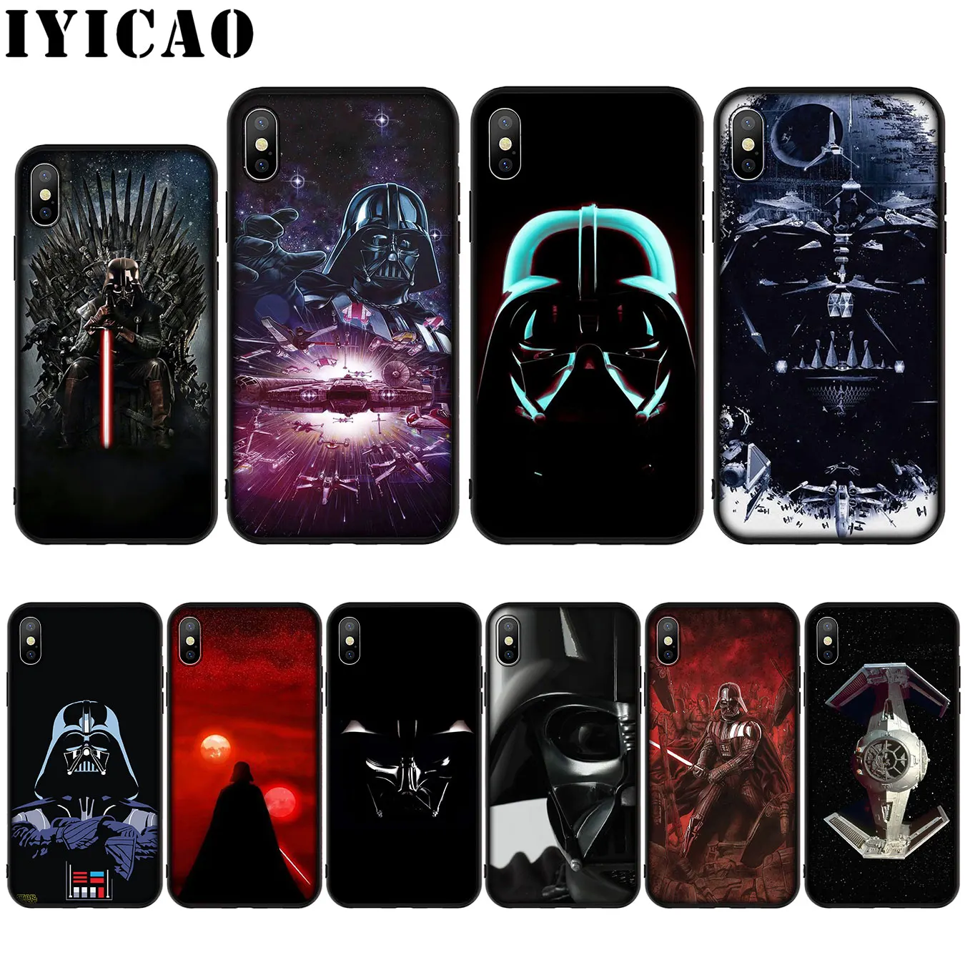 IYICAO Звездные войны Изысканный Силиконовый мягкий чехол для iPhone XR X XS Max 8 7 6 S Plus 5 5S SE