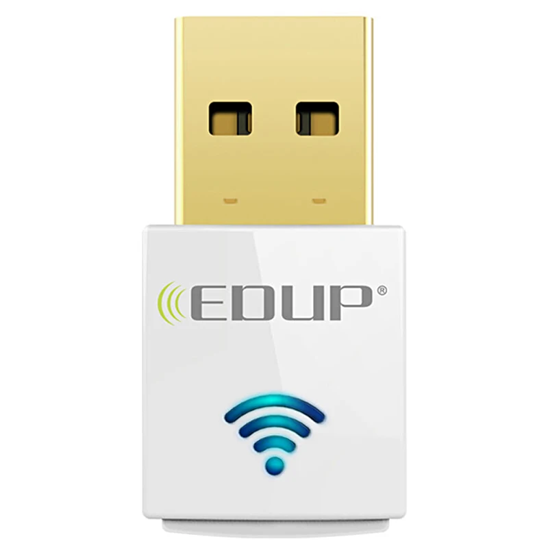 EDUP мини 5 ГГц USB WiFi адаптер 600 Мбит 802.11ac Wi-Fi приемник Dual Band USB Ethernet адаптер сетевой карты для компьютер PC