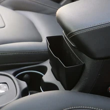 For 2014-2018 Jeep Cherokee Black Car External Armrest Storage Key Box Holder