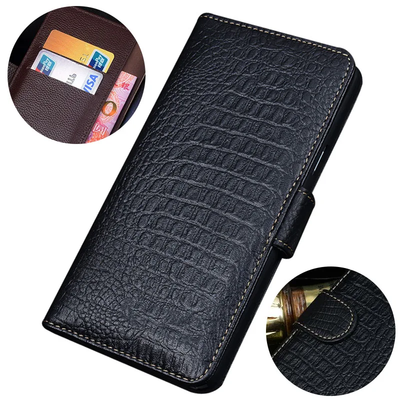 preço RYKKZ Luxury Genuine Leather Flip Capa Carteira Cartão Para Oneplus 6 6 Protetora Caso Do Telefone Móvel Caso Capa De Couro Para Oneplus caso