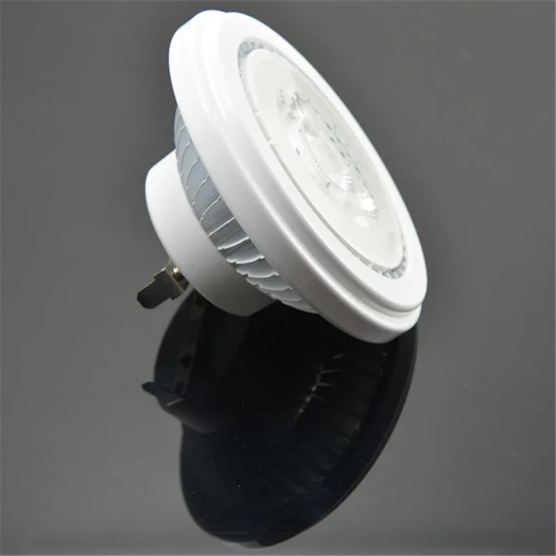 15W светодиоидная лампа с регулируемой яркостью COB AR111 Светодиодный точечный светильник G53 AR111 лампа QR111 Светодиодный лампа для дома светильник AC110V 220V 240V DC12V