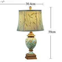 Европейский стиль креативные настольные лампы модная и современная гостиная огни пасторальные теплые милые простые украшения для гостиной