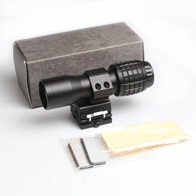 Airsoft 4X30mm Magnifying Focus Adjusted With Flip Up Mount Scope For Hunting 6-0060-7