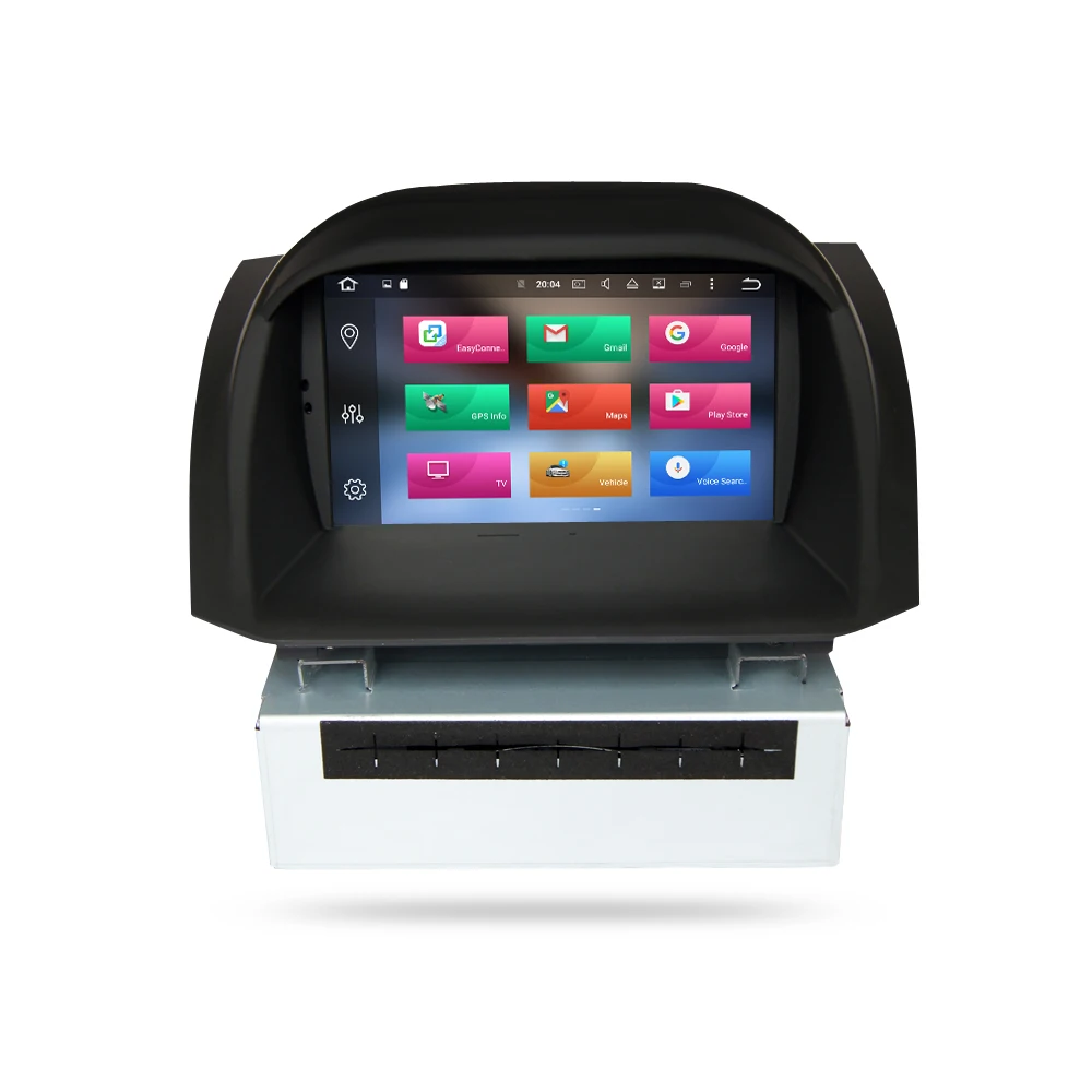 Top 4 G Android 9.0 Car DVD Stereo For Ford Fiesta 2013 2014 2015 2016 Auto Radio GPS Navigation Audio Video Multimedia headunit 1