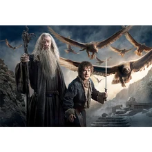 Хоббит-Гэндальф и орел полная квадратная Алмазная вышивка 5D Diy роспись бриллиантовыми стразами, на заказ мозаика Вышивка крестом Y1061