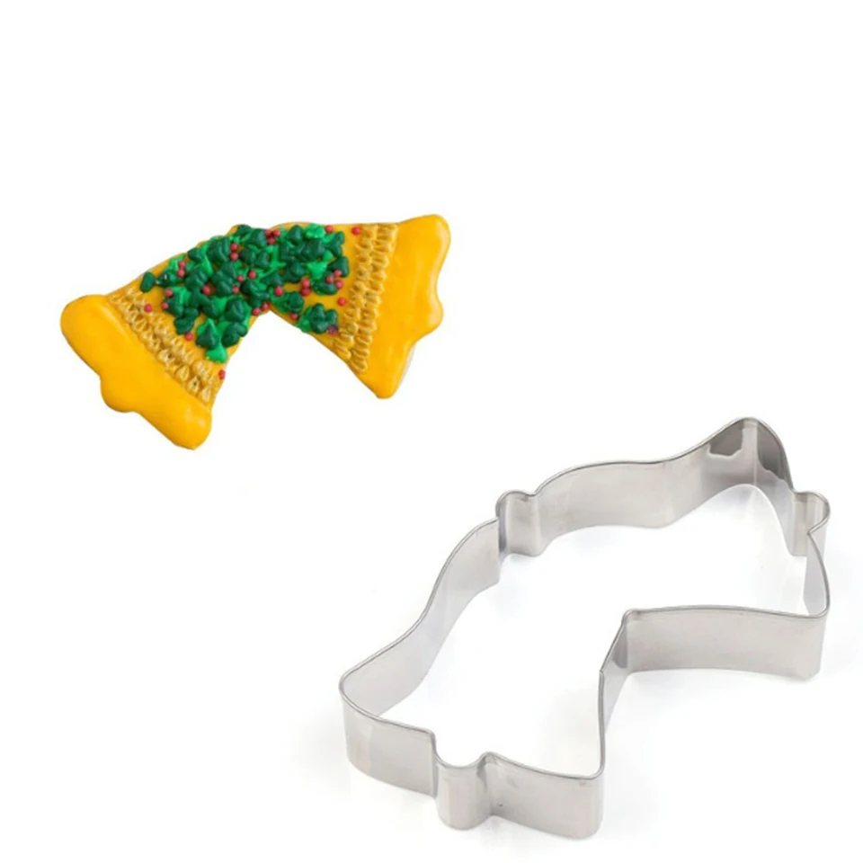 Cookie Cutters-I Transhome рождественские формочки для печенья Снежинка из нержавеющей стали Кондитерская форма для печенья Рождественская тема металлические формы для выпечки - Цвет: Cookie Cutters-I