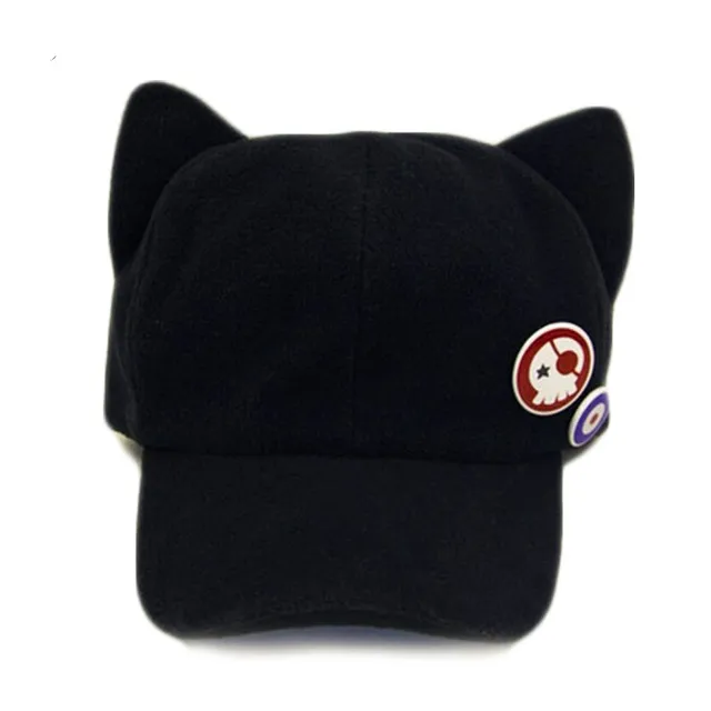 black cat ear baseball cap winter women neon genesis ngelion polar fleece hat ebay black cat ear baseball cap winter women neon genesis ngelion polar fleece hat ebay