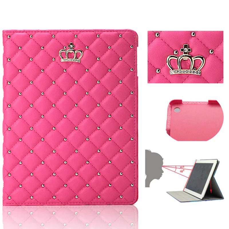 Корона чехол для iPad Mini 123 Капа Para из искусственной кожи Защитный Air 1/2 234 9 7 дюймов
