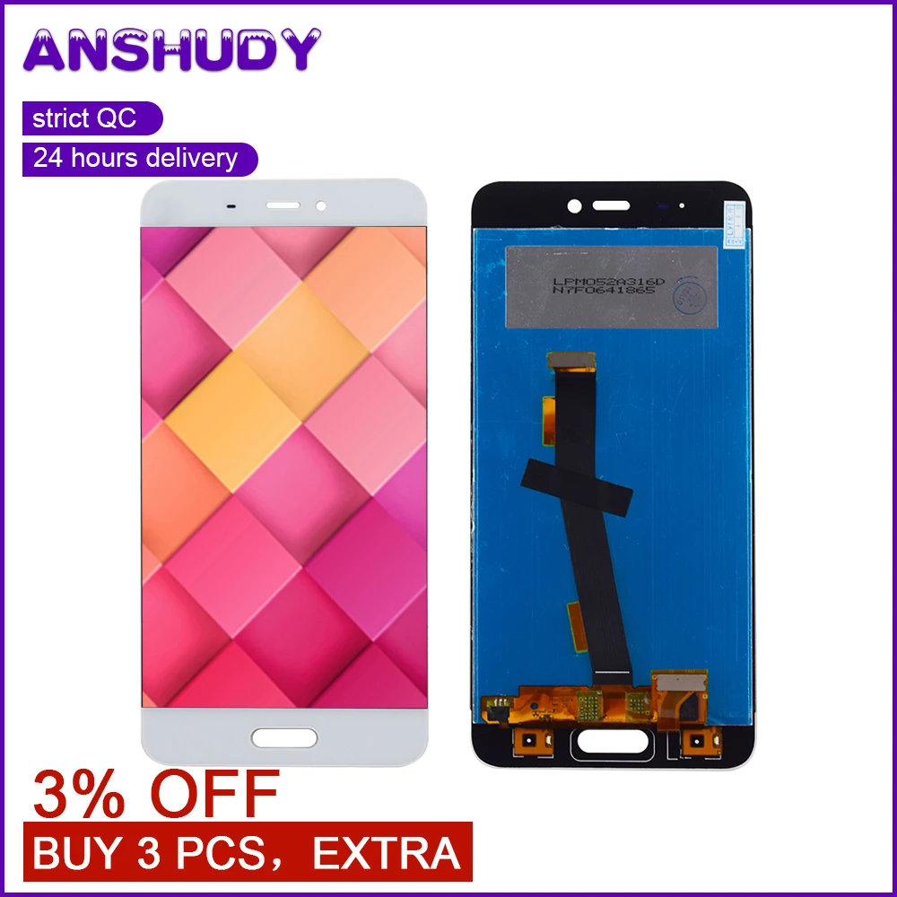 

For Xiaomi MI5 LCD Display Touch Screen Digitizer Sensor Glass Assembly For Xiaomi 5 Mi5 Display Screen M5 Display Replacement
