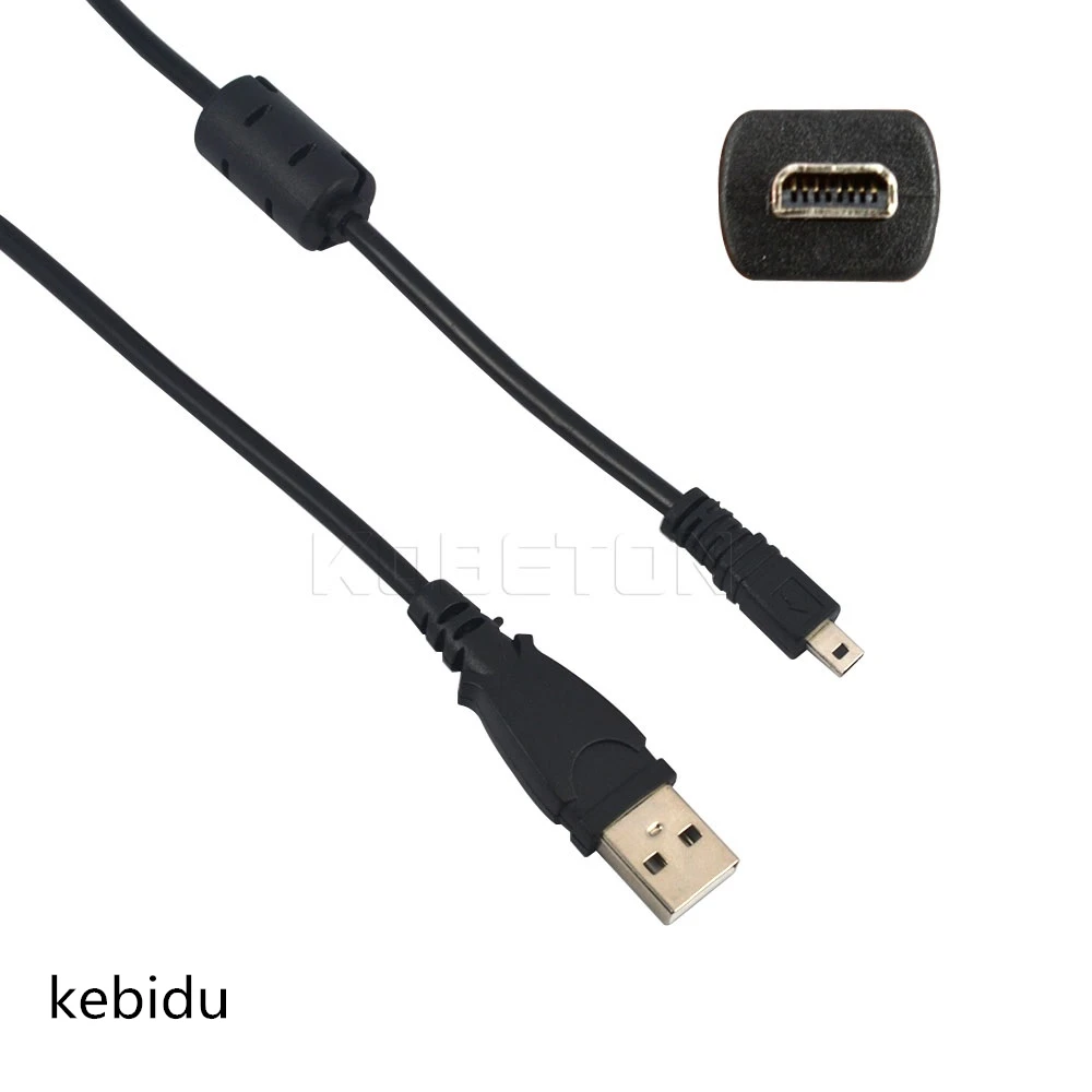 

Kebidu High Performance 1.5M 8pin USB Camare Cable To PC Data Transfer For Nikon For Coolpix L19 /L20 /L100 /S620 /UC-E6
