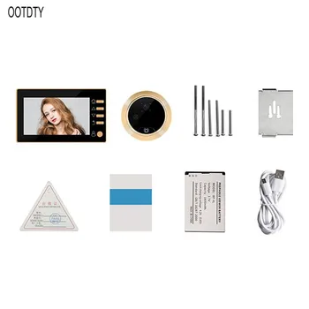 

4.3 Inch LCD Color Screen Electronic Door Bell Viewer IR Night Door Peephole Digital Door Camera
