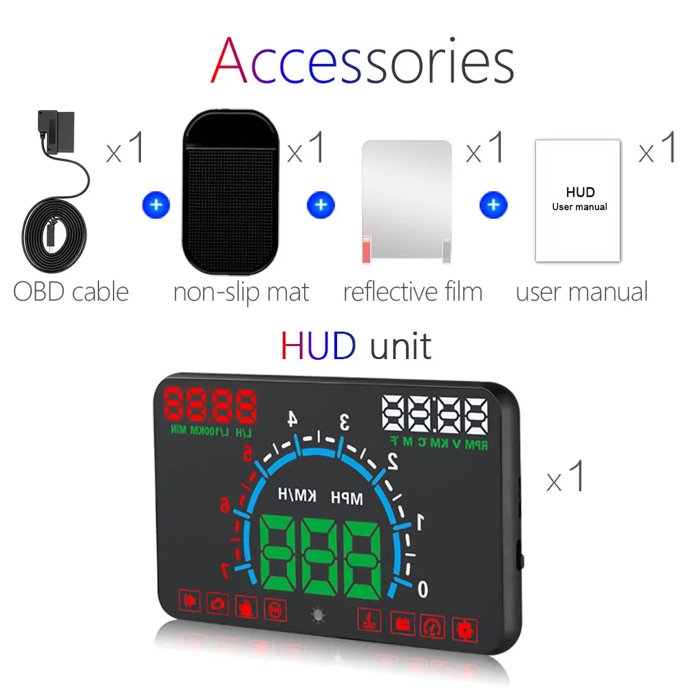 Geyiren m8 автомобильный hud дисплей obd2 ii euobd инструкция на русском