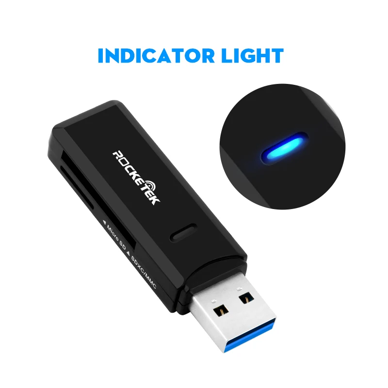 Rocketek устройство для чтения карт SD/TF и micro SD usb 3 0 5 Гбит/с|phone card reader|memory readercard reader |