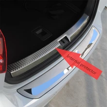 Для Volkswagen VW golf 7 Mk7 защитная накладка на багажник пластина 2013 golf 7 задняя защита автомобиля аксессуары для укладки