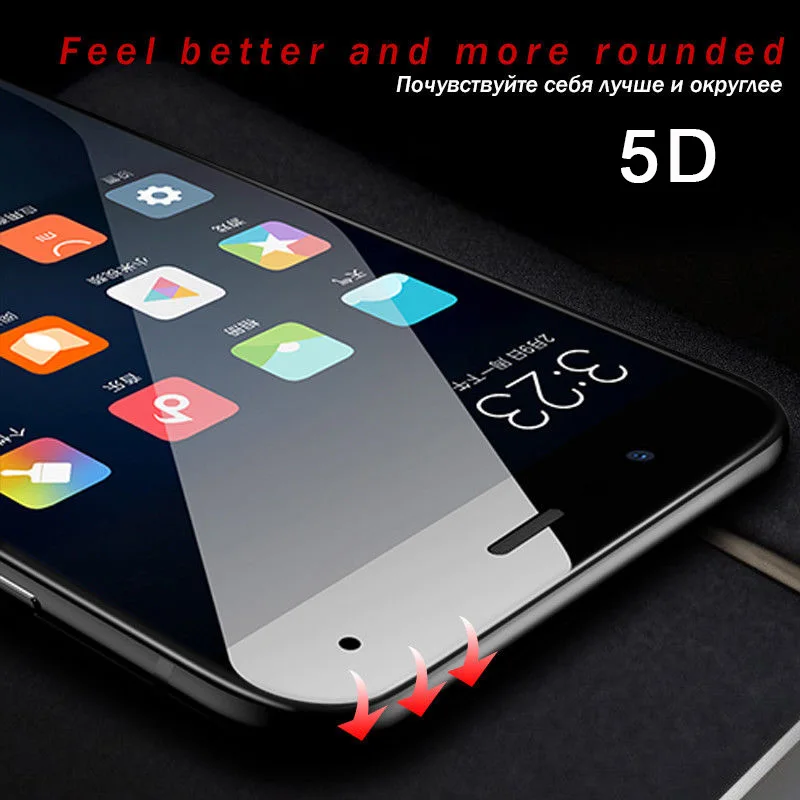 5D полное покрытие из закаленного стекла для Xiaomi Redmi 5A 4X 4A Note 4 4x 5 Pro Plus Защитная