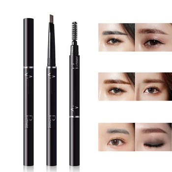 

Pudaier 6pcs/Kit Professional Eyebrow Pencil Shadow Makeup Waterproof Double Eyebrow Enhancer Brush Pencil Cosmetic Make Up Set