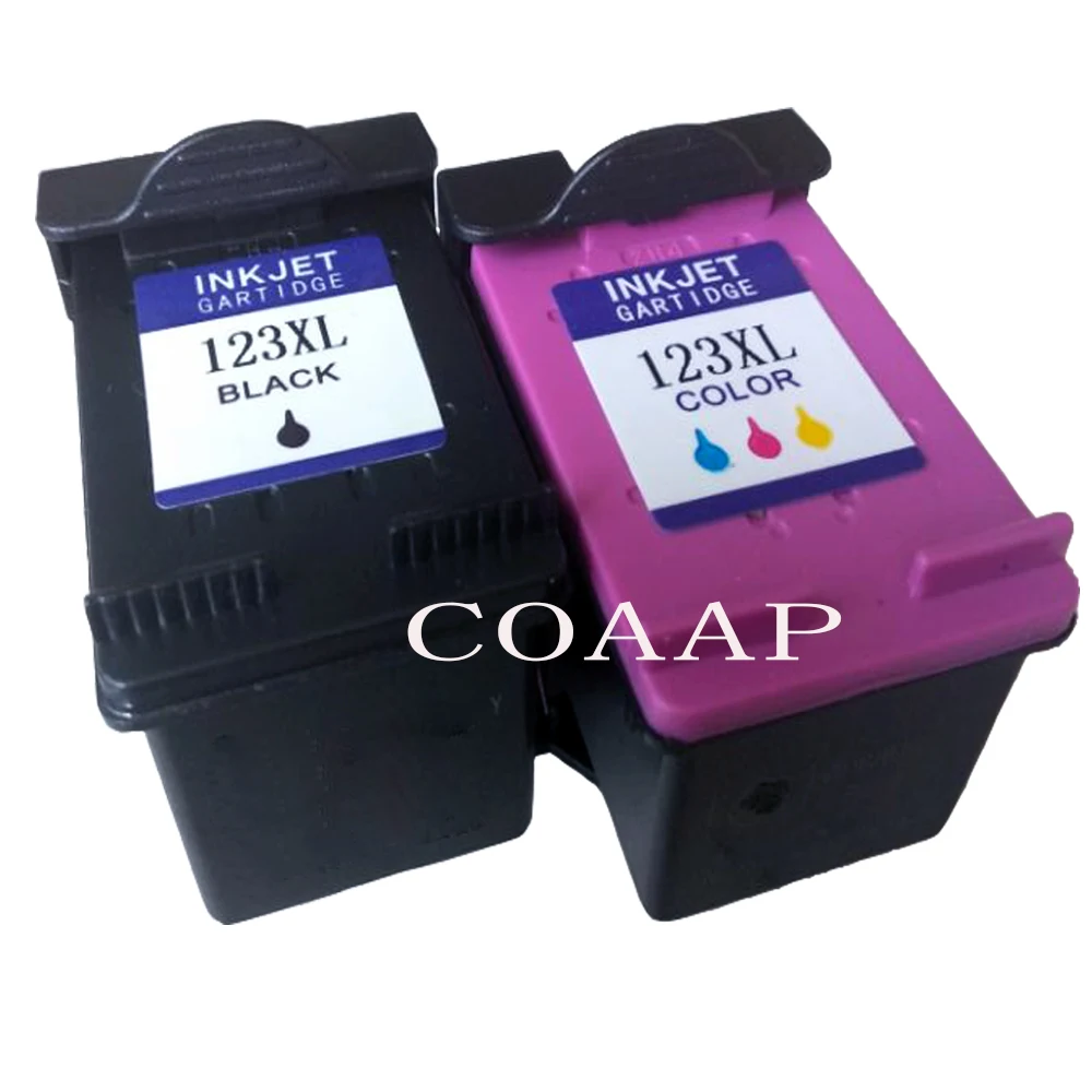 Coaap Refilled Ink Cartridge123xl For Hp 123 Replacement For Hp123 Deskjet 2130 2132 3630 3632 1110 1111 1112 Printer Ink Cartridges Aliexpress