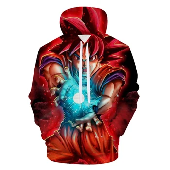 

New 3D Printing Dragon Ball Z Goku Hip Hop Sweatshirts Fashion Hoodies Men Women Brand Autumn Pullovers Male Hoodie Streetwear