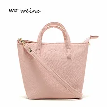 Wo weino 2016 De Mode Femmes Sac À Main Épaule Sacs Fourre-Tout Sac À Main PU Femmes En Cuir Sac Messager bolsa de Haute Qualité Livraison Gratuite