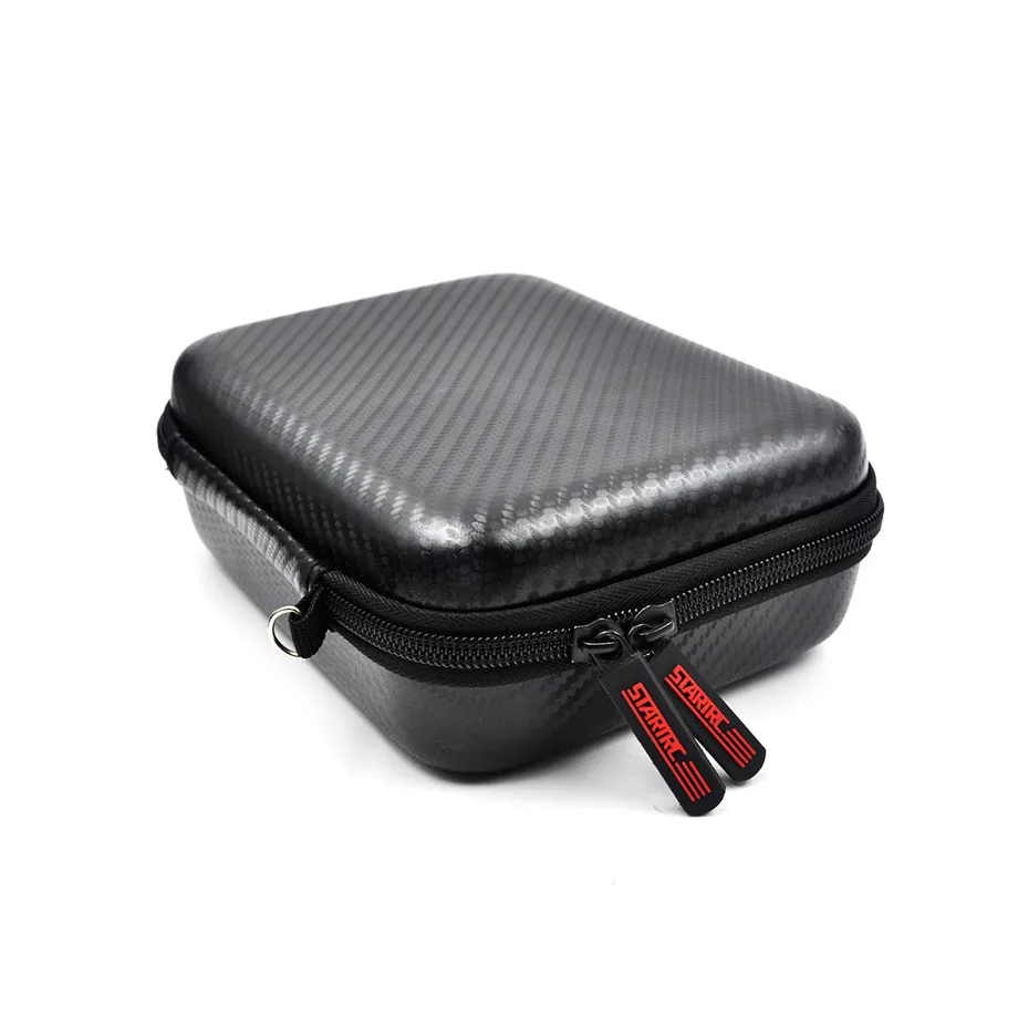 PU Carbon Grain Storage Bag For DJI OSMO Pocket Portable Travel Carry Case Cover For OSMO Pocket Accessories Protective Handbag-4