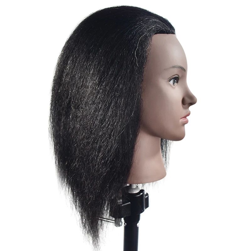 Голова манекена косметологическая с волосами для тренировки корнуолов|head wig|head