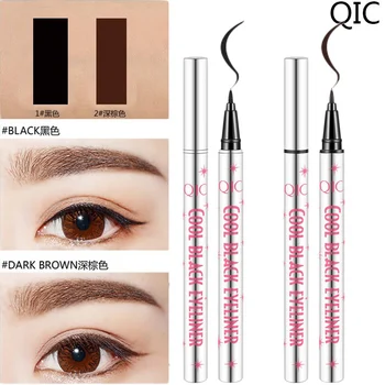 

QIC Professional Eyeliner Waterproof Long Lasting Black Coffee Color Liquid Eyeliner Pen Sweat-proof Pencil Make Up Tool