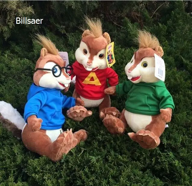 Billsaer-2017-NUEVA-18-CM-Película-Alvin-y-Las-Ardillas-Alvin-Felpa-Suave-Juguetes-2016-Regalo