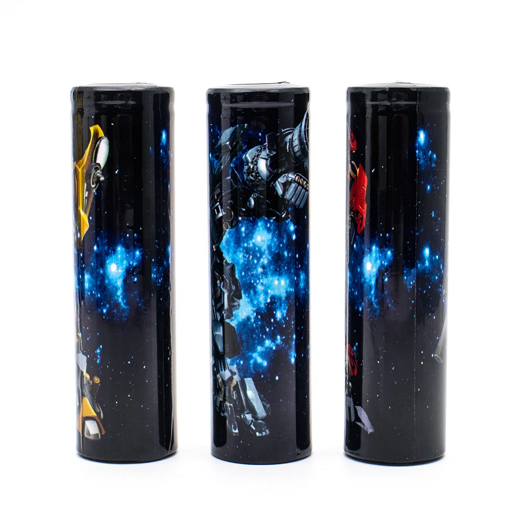 

18650 Battery Sticker Transformer Series Battery Wrap Protective Skin Sleeve PVC Heat Shrinkable Tube E Cigarette Accessories