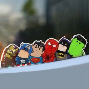 

New Arrival The Avengers Wry Neck Car Sticker Cartoon Reflective Car Styling Sticker Motorcycle Car Decal Accessories SEKINNEW