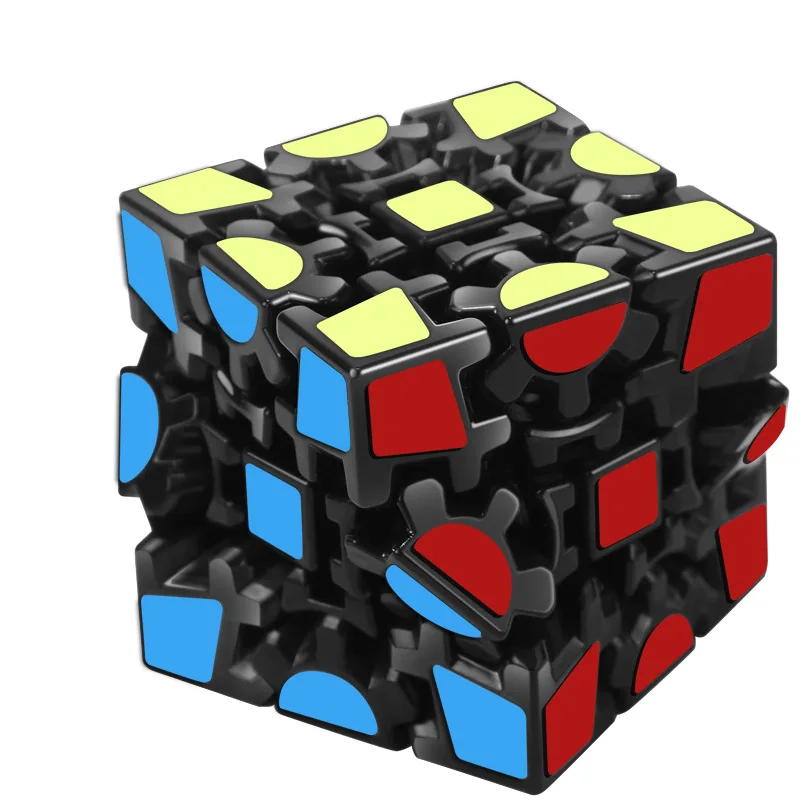 

Gear Speed Cube Puzzle Stickerless Professional Cubo Magico Educational Toys for Children Or Adults Brain Teaser Twist Toy