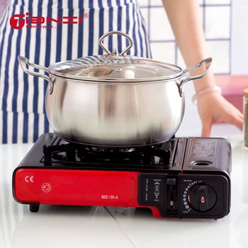 

2.5 L Stock Pots Soup Cookware Thick Congee Soup Pan 304 Stainless Steel Pots Soup Pots Home Induction Cooker Pots Stew TG20