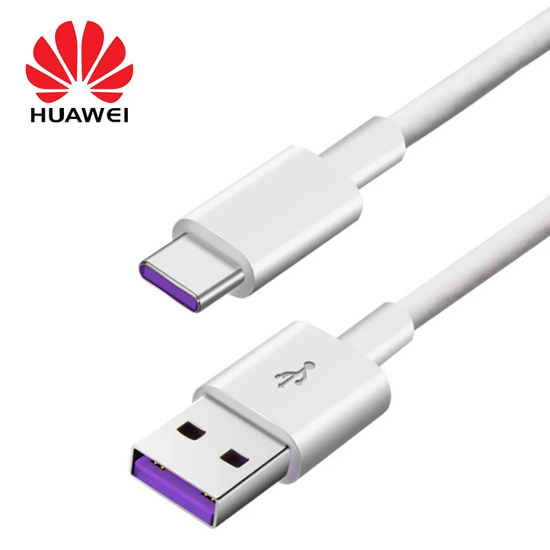 

Original Huawei USB 5A Type C Cable Huawei P30 P20 Pro P10 P9 Plus Mate 9 10 20 Pro 20X Honor 20 Pro V20 V10 9 Supercharge Cable