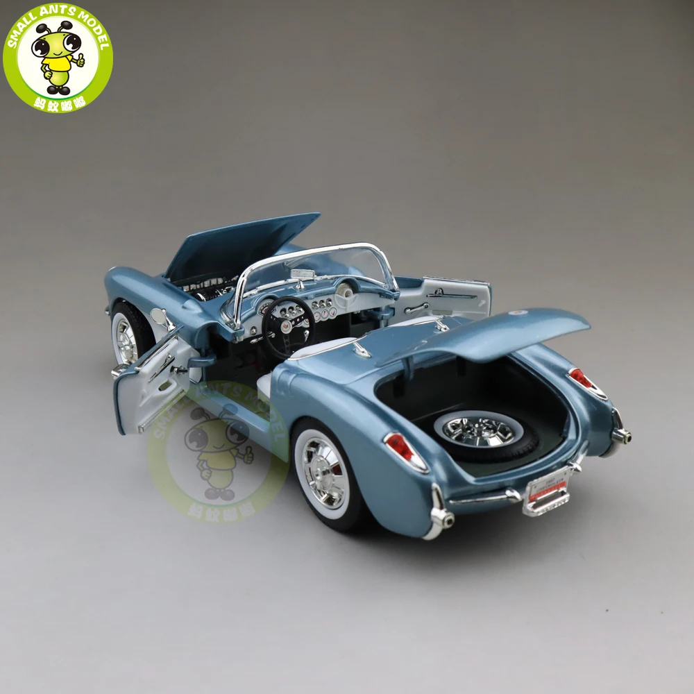 1/18 1957 Chevrolet CORVETTE Road Signature литой модельный автомобиль игрушки подарок для мальчиков девочек